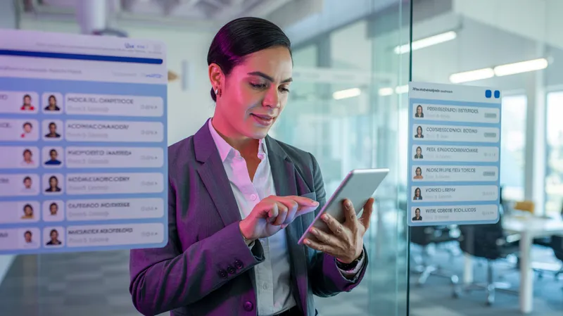 Ejecutivo administrando líneas móviles corporativas con MexaRed